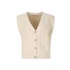 Soup V-Neck Knit Cable Vest (Oz9Vkt1)