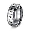 Neuer Wikinger Wikinger Runen Ring Retro Herrenschmuck