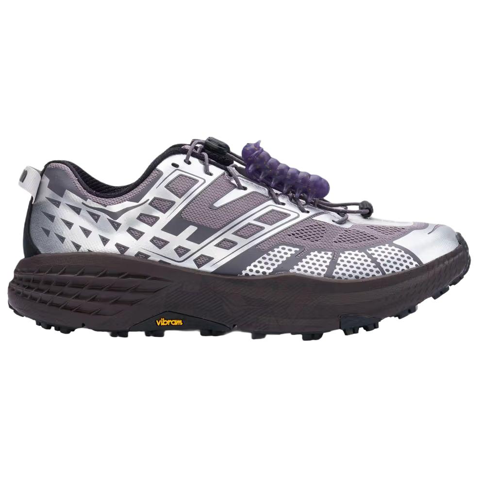 UNNA X HOKA ONE ONE SPEEDGOAT 2 Running Shoes Unisex Silver Purple 1178290-ALX