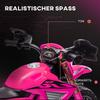 Electric Motorcycle for Children, 12V Kids Motorcycle with Training Wheels, Children's Vehicle with Horn and Start-Up Sound, 3 km/h, Pink