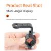 Motorcycle Handle Clamp Multiple Hole Positioning Brackets Rustproof Metal Material Effortlessly Setup for Frequent Riders