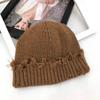 Knitted Winter Warm Hat Solid Color Breathable Cap Outdoor Commuter Gift Fashion