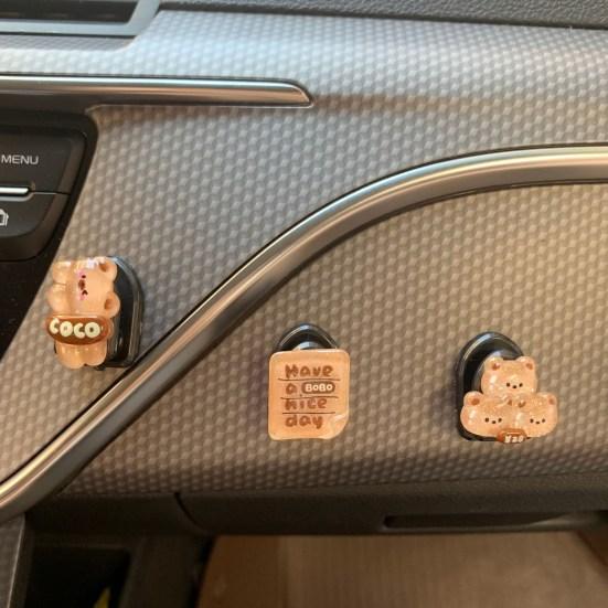 Piękny hak do organizera wnętrza samochodu, antypoślizgowy, zdejmowany dekoracyjny