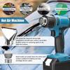 Cordless Handheld Hot Air Machine Lithium Rechargeable Heating Equipment Temperatures Adjustable Power Tool with 2