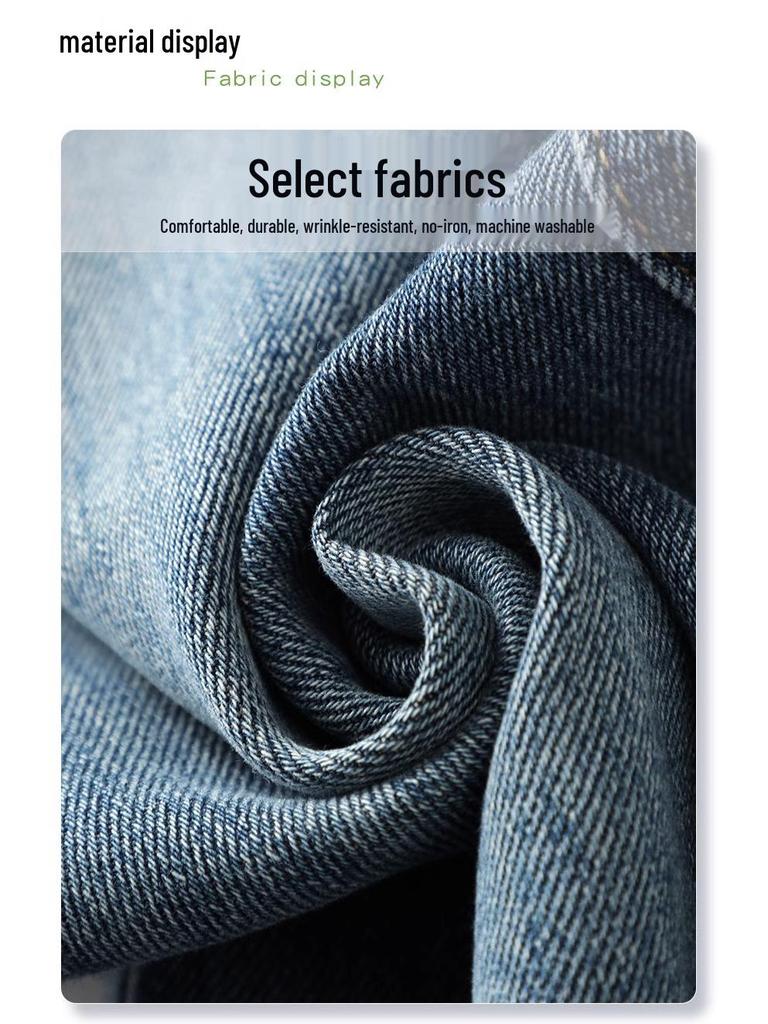 2024 Women's High-Waisted Wide-Leg Jeans - Autumn Slimming Loose Fit, Floor-Length Pants