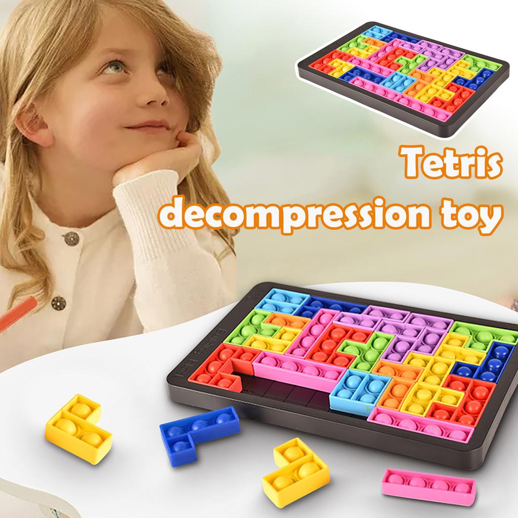 Bubble Sensory  Toy, T-etris Puzzle, Stress Pressure Relieving Toys