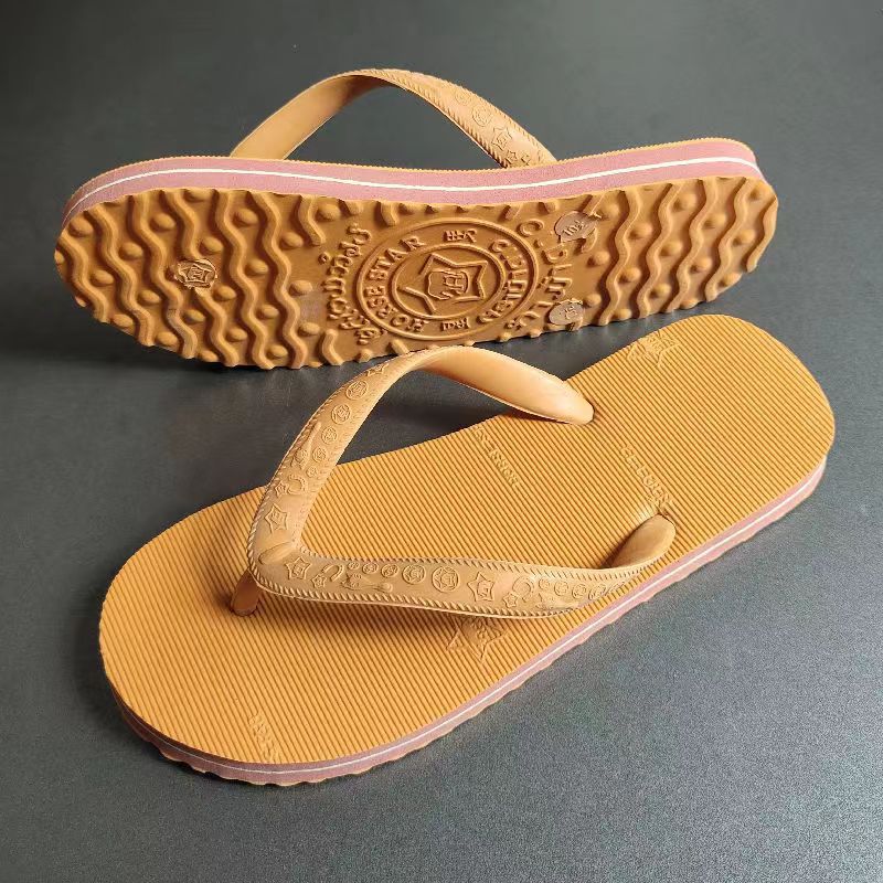 

New Star Horse rubber flip-flops men s and women s summer outdoor fashion beach shoes pinch feet and wear slippers Size 9 is suitable for 35-36 чорний