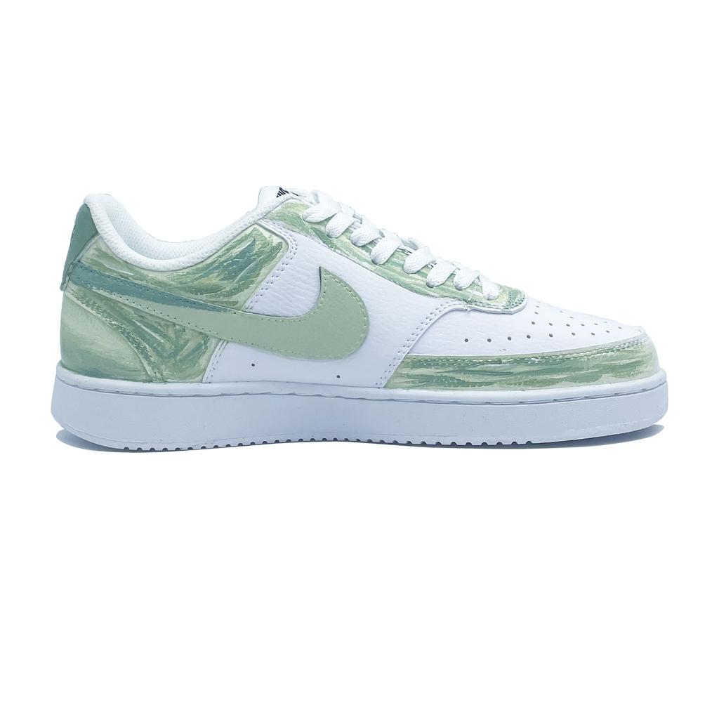 Nike Court Vision Avocado Leather Low top Skateboard Shoes Unisex Light Green DH2987-101(team591-)