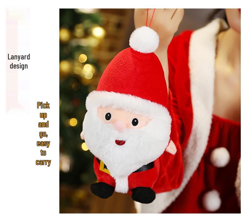Creative Cartoon Santa Claus Plush Ornaments - Perfect Christmas Gifts & Pillows