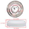 Chrome Motorcycle Air Cleaner Filter Cover ABS Plastic For Yamaha V-Star 400 650 XVS650 DragStar 400 650