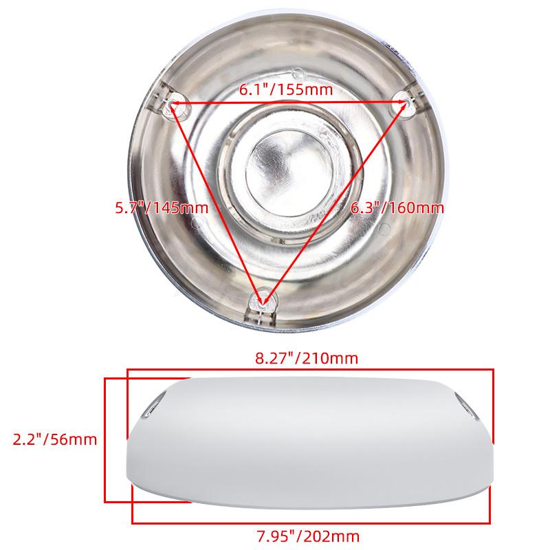 Chrome Motorcycle Air Cleaner Filter Cover ABS Plastic For Yamaha V-Star 400 650 XVS650 DragStar 400 650