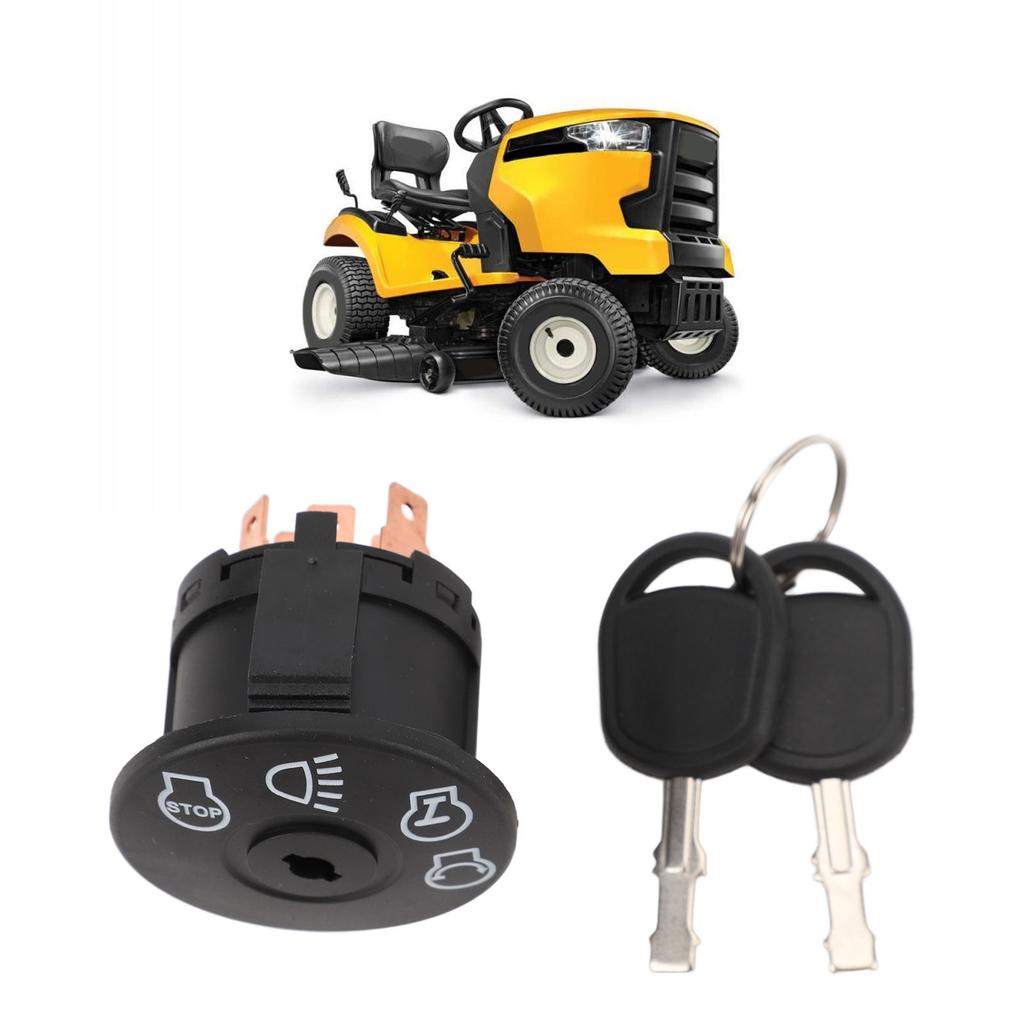 Zündschalter 7251741 Zündanlassschalter mit 2 Schlüsseln Ersatz für für Cub Cadet Mähtraktor