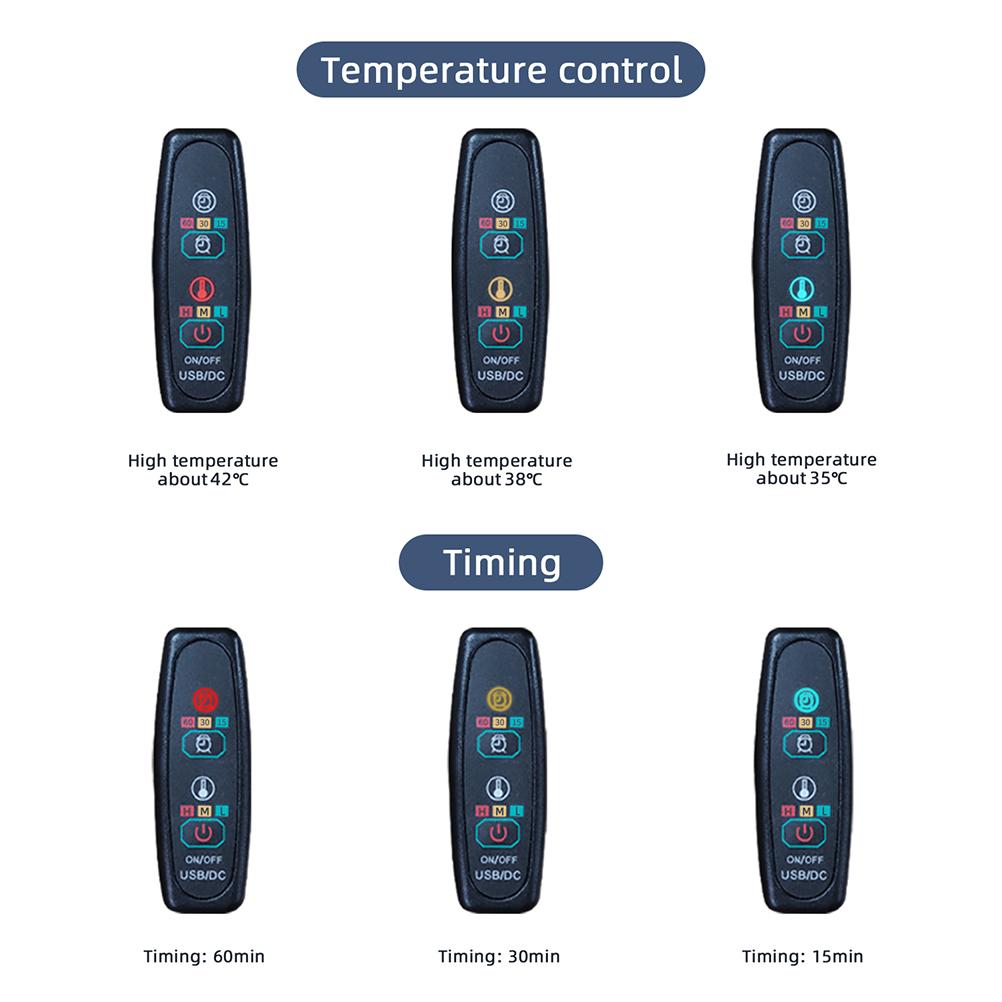 Electric Heated Blanket USB Car Heating Shawl Blanket Foldable Electric Knee Blanket for Road Trip