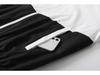 Men's Casual Color Block Hoodie Two-Piece Set for Back-to-School and Outdoor Sports
