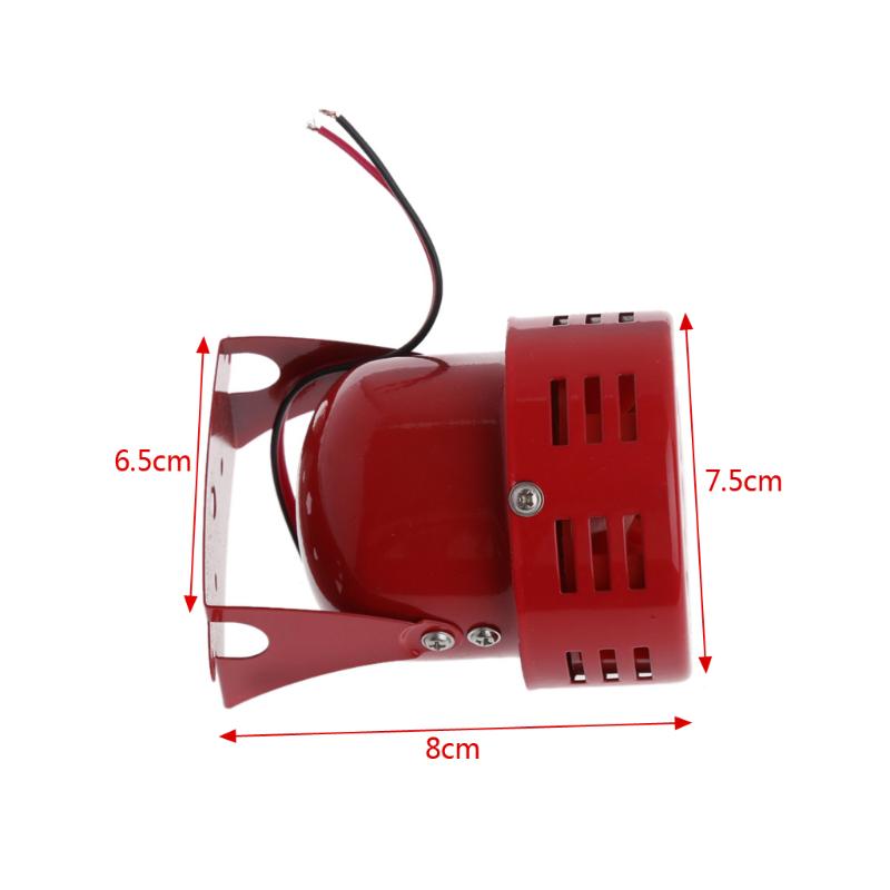 1950s 12V Car Truck Motorcycle Driven RED Air Raid Siren Horn Alarm 50's