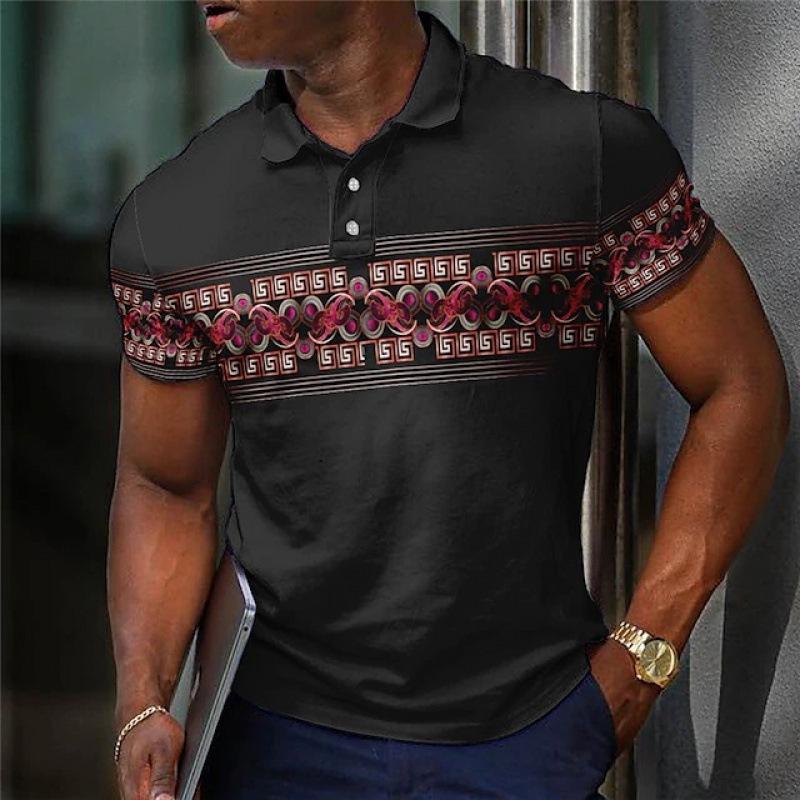 2026 Men s and Women s 3D Custom Logo Polo Shirt 6XL