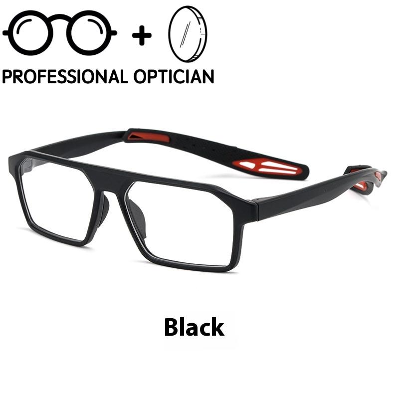 Sports Outdoor Cycling TR90 Basketball Anti Collision Slip Myopia Hyperopia Astigmatism Blue Light Blocking Prescription Glasses