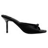 Mode Elegante Spitzschuhe Damen Hausschuhe 2025 Sommer Neu High Heels Modische Schmetterlingsknoten Sandalen Schwarze Stiletto Schuhe Mujer