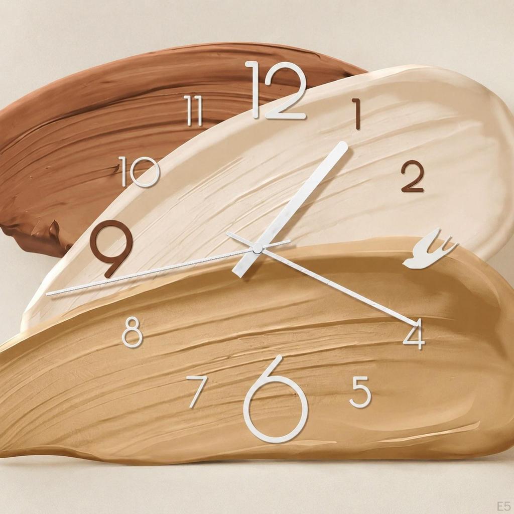 Table Clock, Modern, Simple Ornament, Decorative Clock for Shelf, Office, Kitchen, Bedside