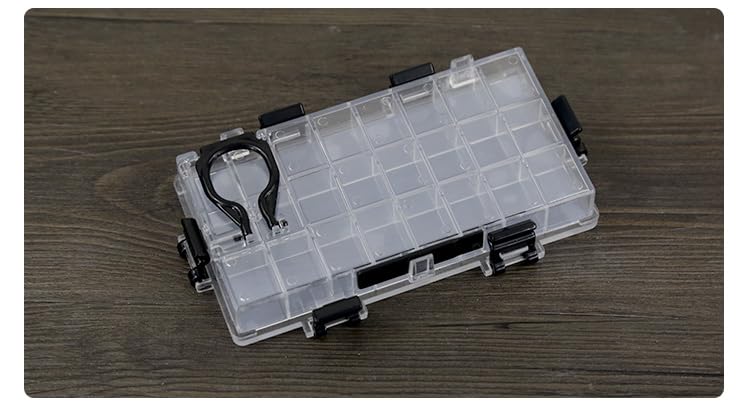 Watercolor Palette, 24 Compartments, Transparent Plastic, Artist's Paint Storage Case, Moisture-Retaining, 17x9cm, Suitable for Acrylic, Watercolor, a
