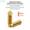 3D Printer Accessories Elegoo Nozzle Brass Hard Steel Nozzle 0.2-1.0mm For Neptune 4 Plus Max