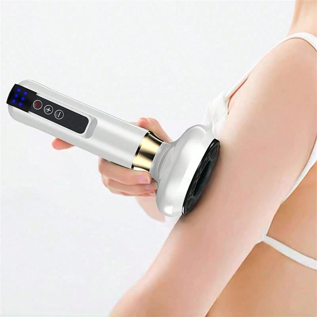 Electric Suction Cup Massage Machine, Heated And Rechargeable Back Massager,Suction Cup Massager With 6-Speed Adjustable Suction