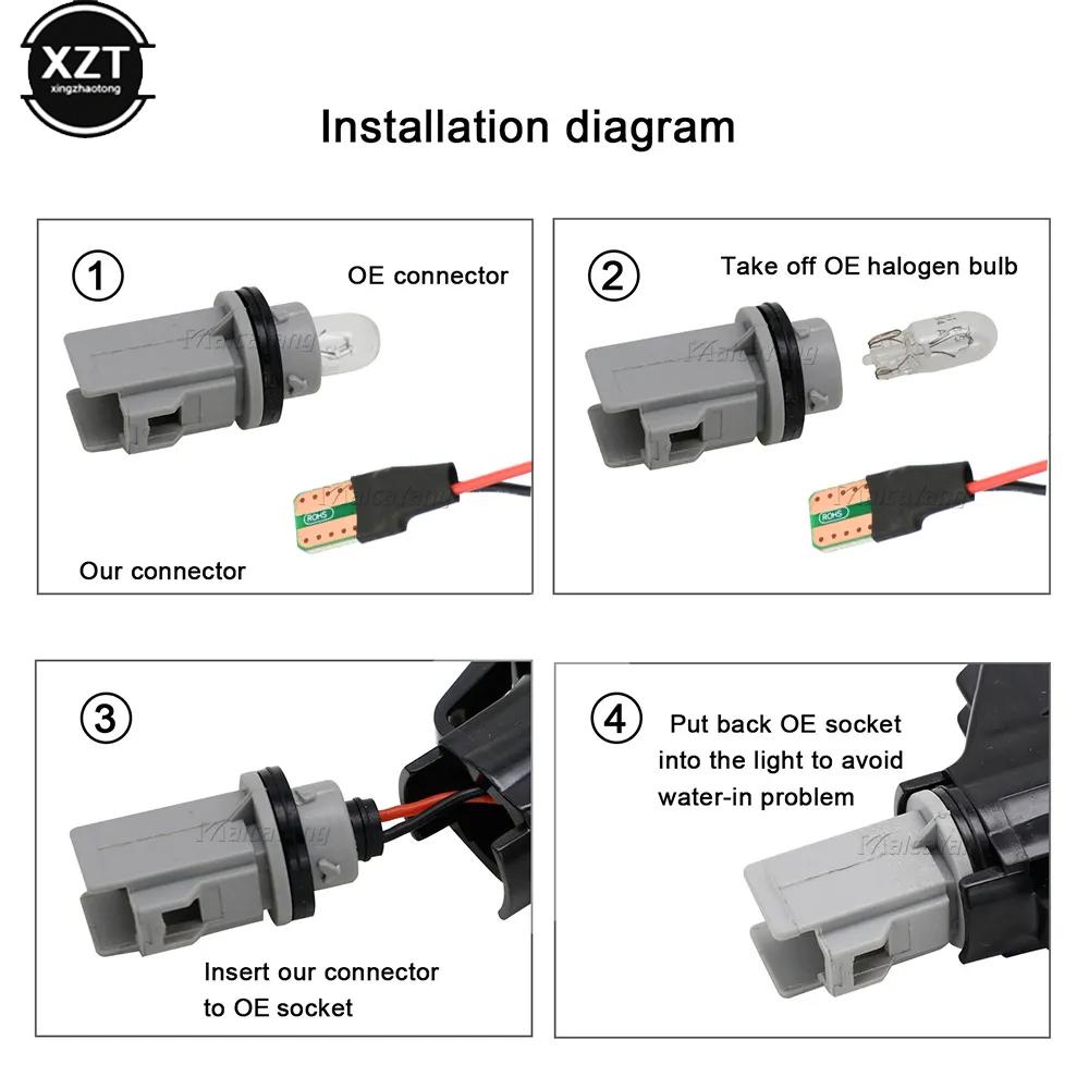 2Pcs Car Dynamic LED Side Repeater Indicator Light Flowing Side Marker Signal Lamp Light for BMW Mini Cooper R50 R52 R53 02-08