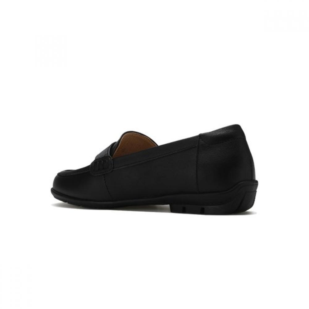 Vigevano Women Daily Comfort Moccasin Loafer Black Emma 01