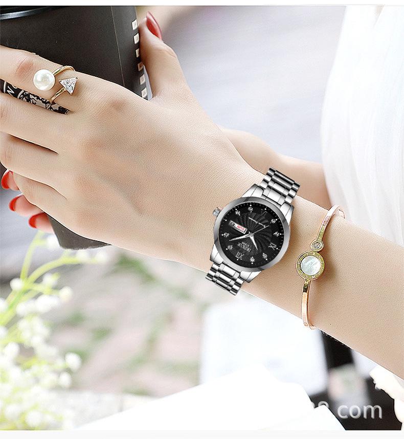 Genuine Women's Luminous Waterproof Quartz Watch - Elegant Design