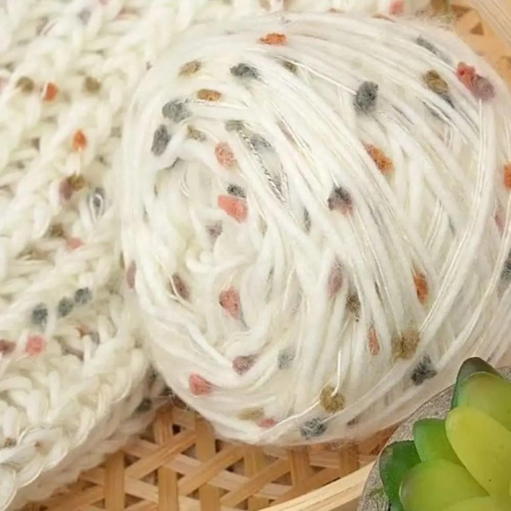 50g/Klubíčko Barevná Mohérová Příze Duha Fazole Vlna Bavlna Příze Silná Nit Bavlna Nit Háčkovací Nit Line Svetr Šála Řemesla