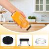 8pcs 16oz Glass Juice Bottles with 8pcs Lids - Reusable Juicing Bottles Glass Drinking Jars Containers with Airtight Lids & Cleaning Brush