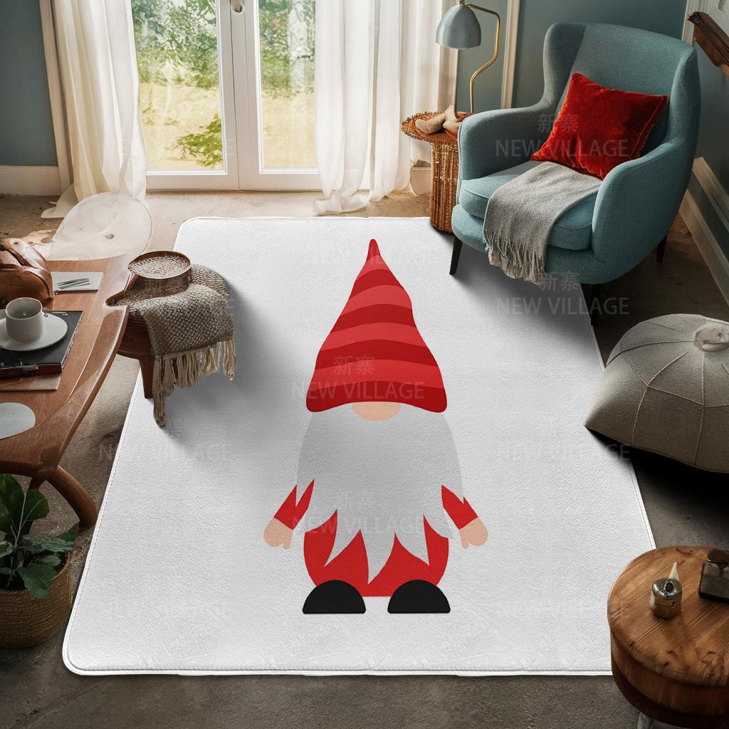 House Entrance Carpet Home Door Mat Living Room Bath Foot Bathroom Non-slip Water Absorption Rugs Bath Merry Christmas Winter