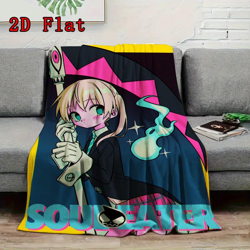 Ga-Rei: Zero 2D Flat Pattern Flannel Blanket High Quality All Seasons Warmth and Comfort Perfect for Christmas Gifts.P260914494