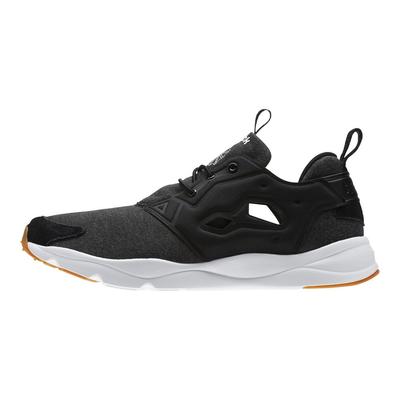 Furylite Heather Fabric Synthetic Leather Comfortable Breathable Lightweight Low Top Lifestyle Shoes Unisex Sneaker Black CM9949