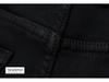 2023 Men's Slim Black Jeans - Elastic, Mid-Waist, Straight Fit for Youth