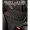 Car Center Console Cover,Car Accessories,Arm Rest Cover for Vehicle,Armrest Seat Box Pad,Microfiber Leather Car Arm Rest Cover with 2 Storage