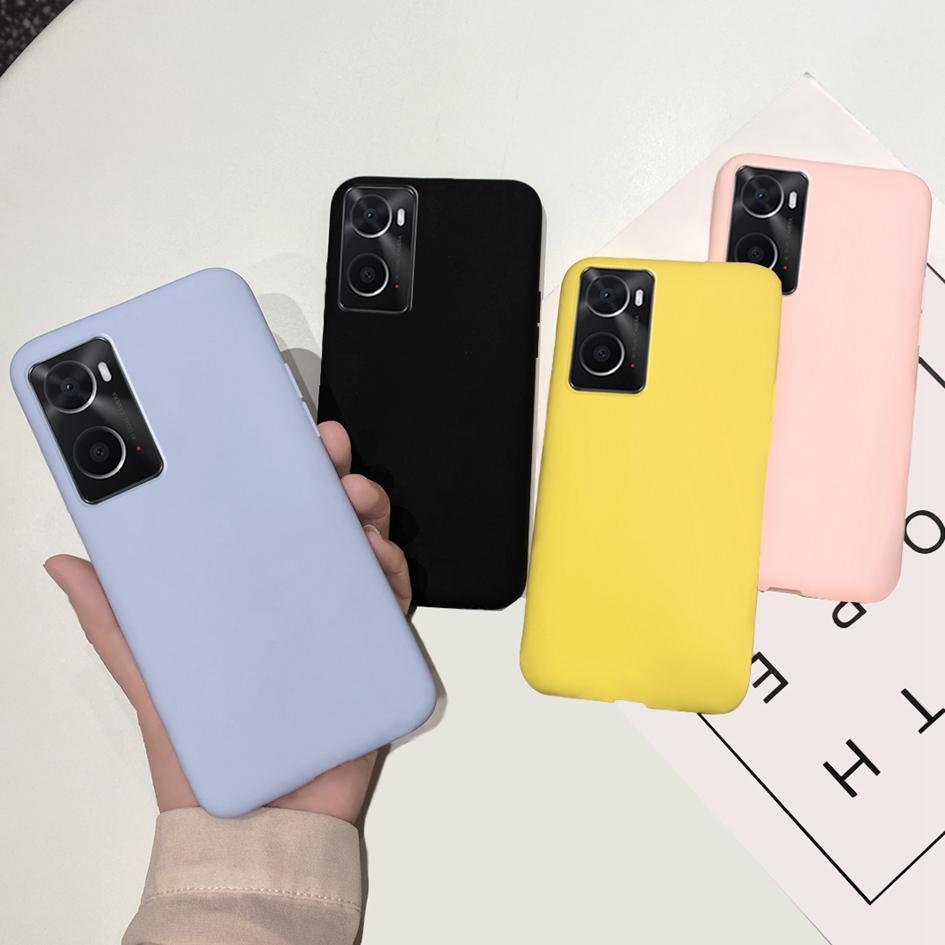 For OPPO A36 PESM10 Case Cute Candy Color Slim Soft Back Cover For OPPO A76 CPH2375 CPH2333 A96 A 96 A 76 A 36 2022 OPPOA76 Bags