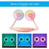 Portable Fan, Mini Portable Fan, Mini USB Fan, 3 Speeds, 360° Rotation with LED Light for Campi A106