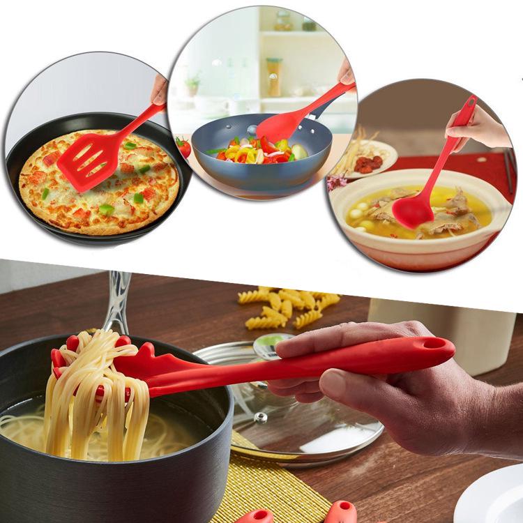 10 peças conjunto de utensílios de cozinha de silicone resistente ao calor ferramentas de cozinha antiaderentes kit de utensílios de cozinha acessórios de cozinha