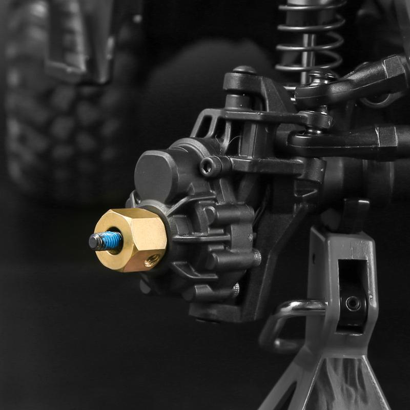 MEREPACCOR 6/8/10/12 MM Heavier Brass 12MM Wheel Hex Extended Adapter for RC Crawler Traxxas TRX4 TRX-4