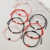 New fashion dripping love hand-woven bracelet combination small fresh couple card friendship bracelet women
