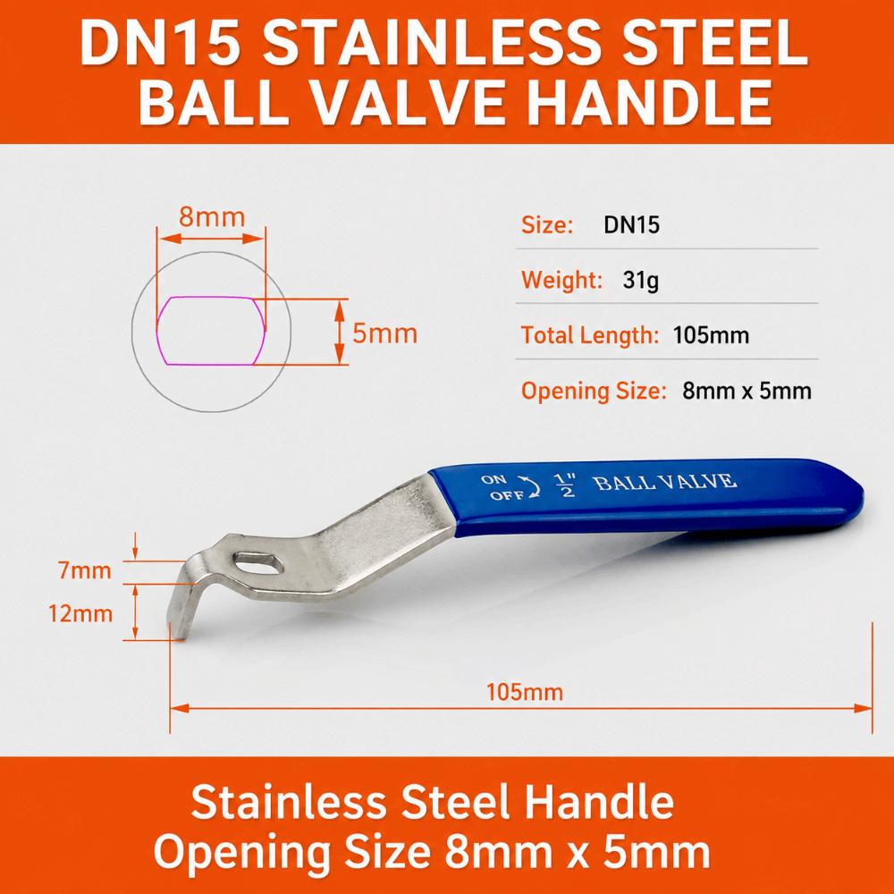 Lever Handle Ball Valve Handle DN15-50 Water Pipe Wrench Valve Accessories Lever Valve Handle