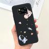 For Xiaomi Poco X3 Pro PocoX3 NFC Back Cover Case Astronaut Printing Cartoon Bumper Soft Matte Silicone For Poco X3 X3Pro Coques