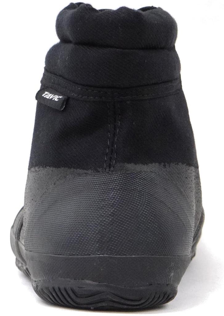 Rikioh Tabic IICOAT Zipper Work Size TVC II CZ BK Shoes, Black, 26.0cm,