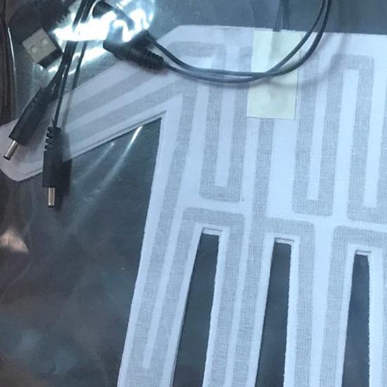 5V Handschuhheizung Kohlefaser USB Heizkissen Faltbar Leicht zu reinigen USB Heizteil mit Temperaturfühler