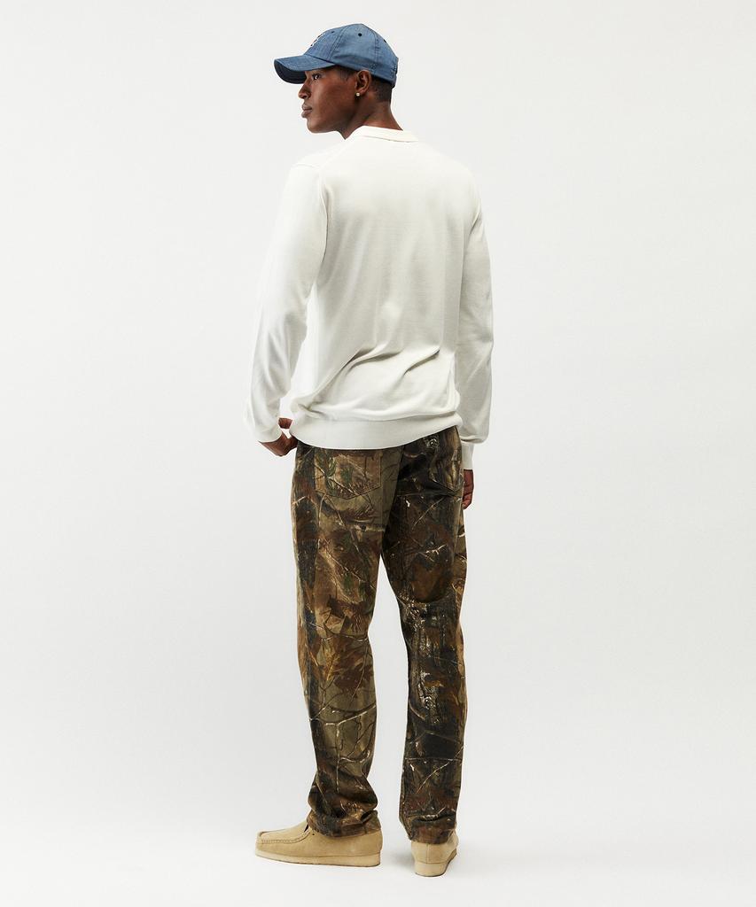 MAYOL Myl Embroidered Long Sleeve Collared Knit_Ivory