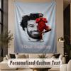 Gepersonaliseerd Textiel Wandkleed Mohamed Salah Print Wandkleed Binnen Woonkamer Wanddecoratie