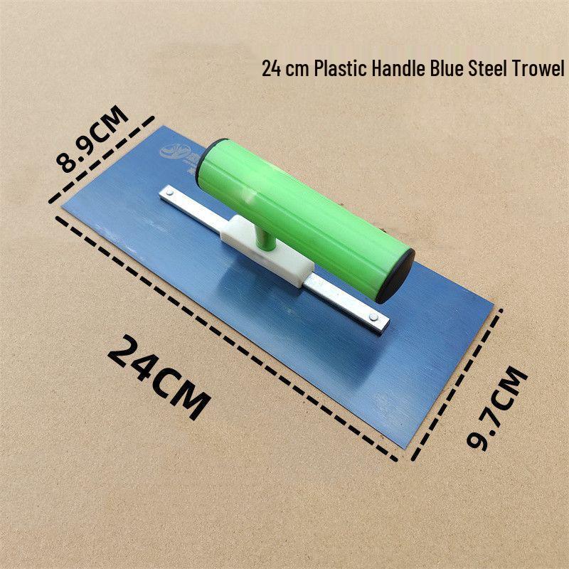 Blue Steel Plastic Handle Putty Scraper and Plastering Knife