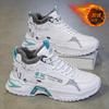 Putian Men's Shoes With Plush Insulation Cotton Teenagers Boys Casual Height Increasing Sports High Top Dad Trendy