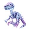 3D Printed Articulated Raptor Skeleton Figurine Dinosaur Bones Poseable ModelToy For Home Office Decors and Collector